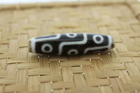 An Unparalleled Modern 9 Eye True Agate Dzi Bead