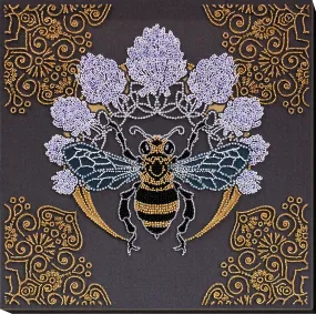 Bead Embroidery Kit - Bee in clover AB-831