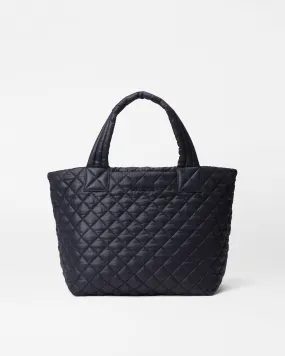 Black Small Metro Tote Deluxe