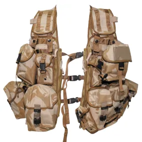 British Army Load Carrying Vest Webbing Desert DPM