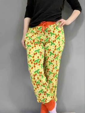 DUNS Adult Baggy Pants - Strawberries & Daisies Buttercup