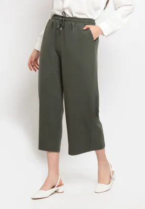 Loose trouser with tie waist