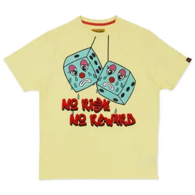 M264 No Risk No reward Tee- Yellow