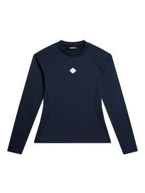 Magnolia Long Sleeve Top / JL Navy