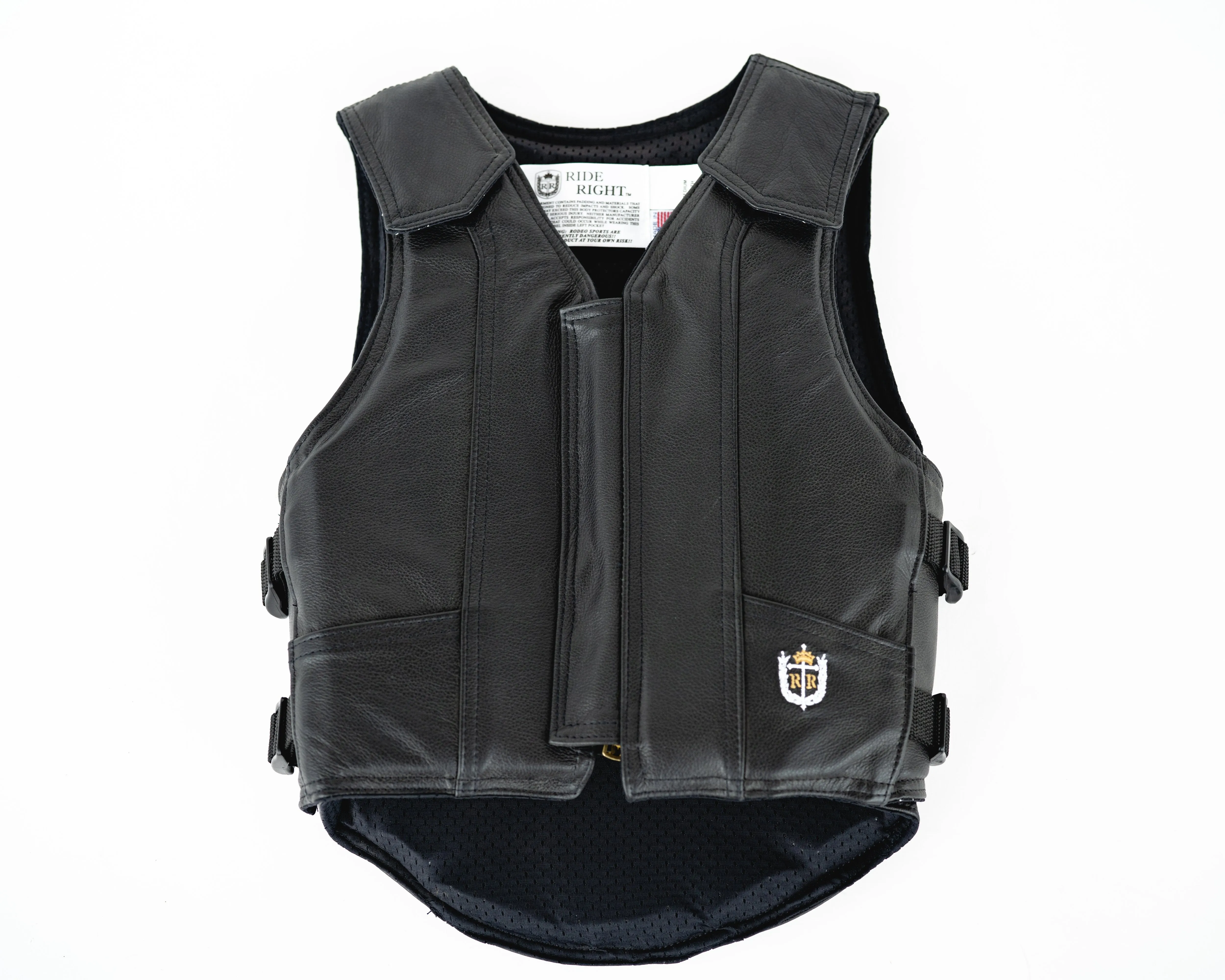 Ride Right 1200 Series Leather Youth Vest