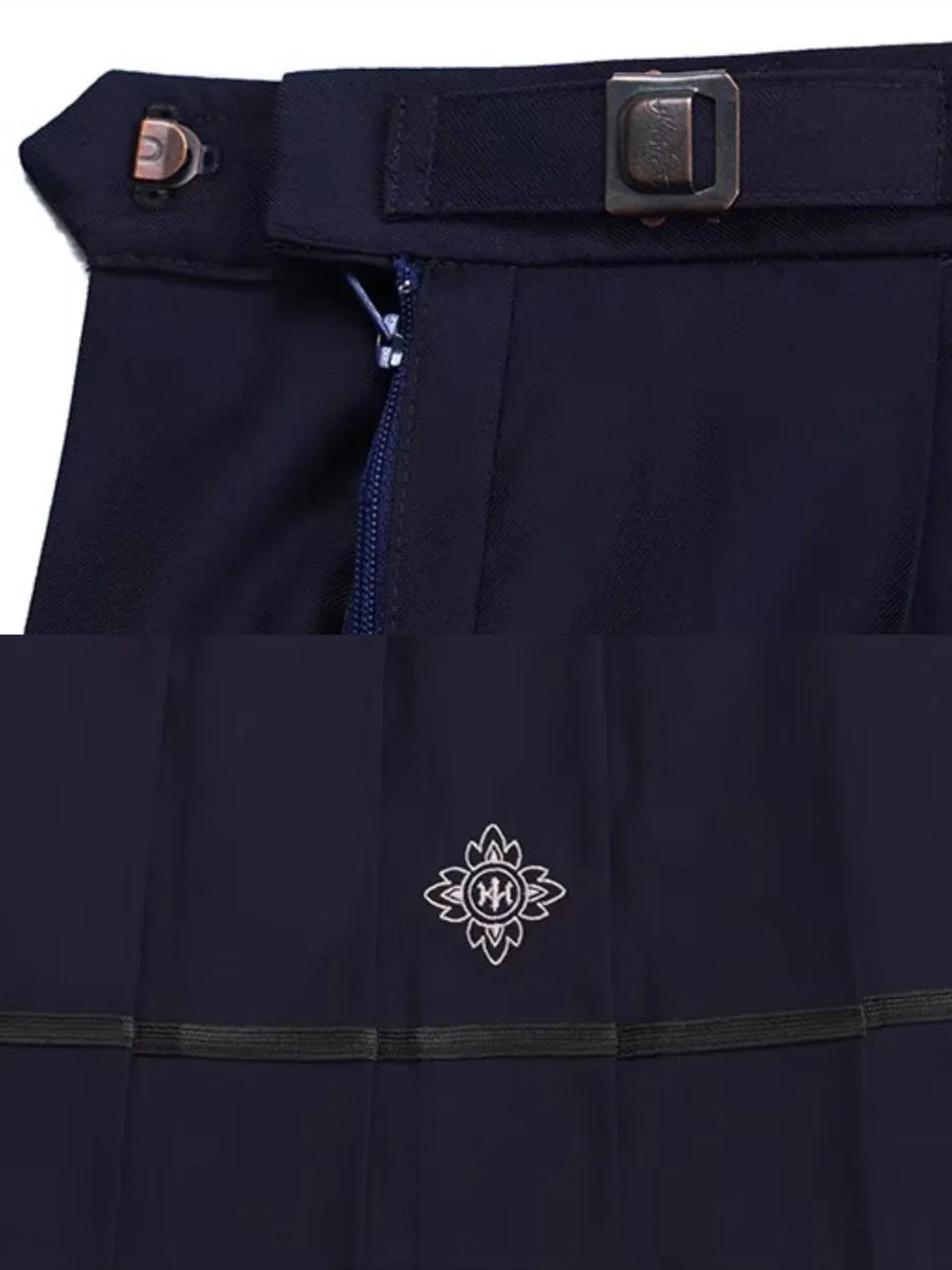 Sakura Petals High-Waist Pleated JK Uniform Skirts