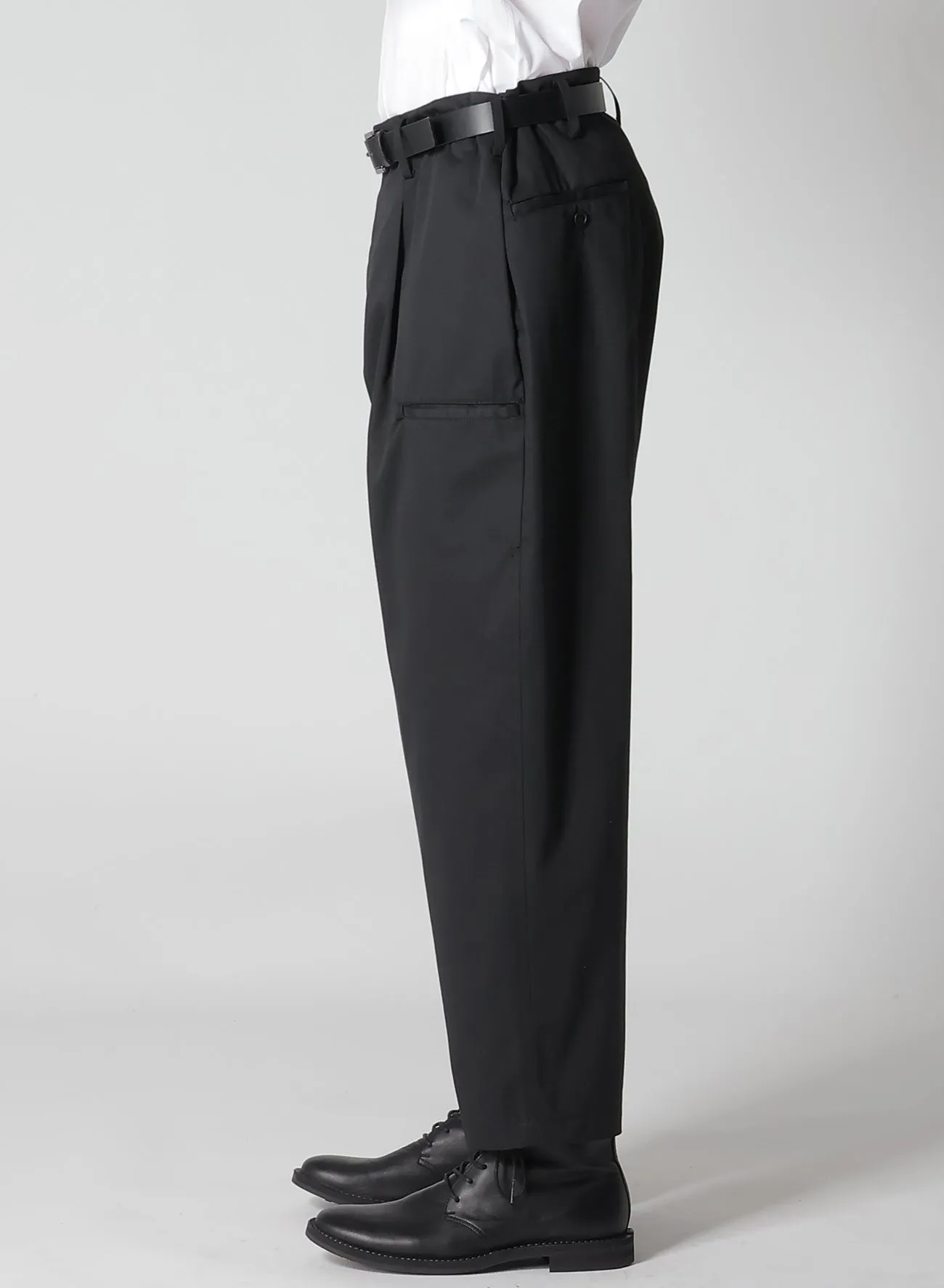 T/C TWILL COIN POCKET SIDE TUCK PANTS