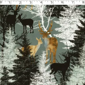 WINTER WONDERLAND - FOREST DEER